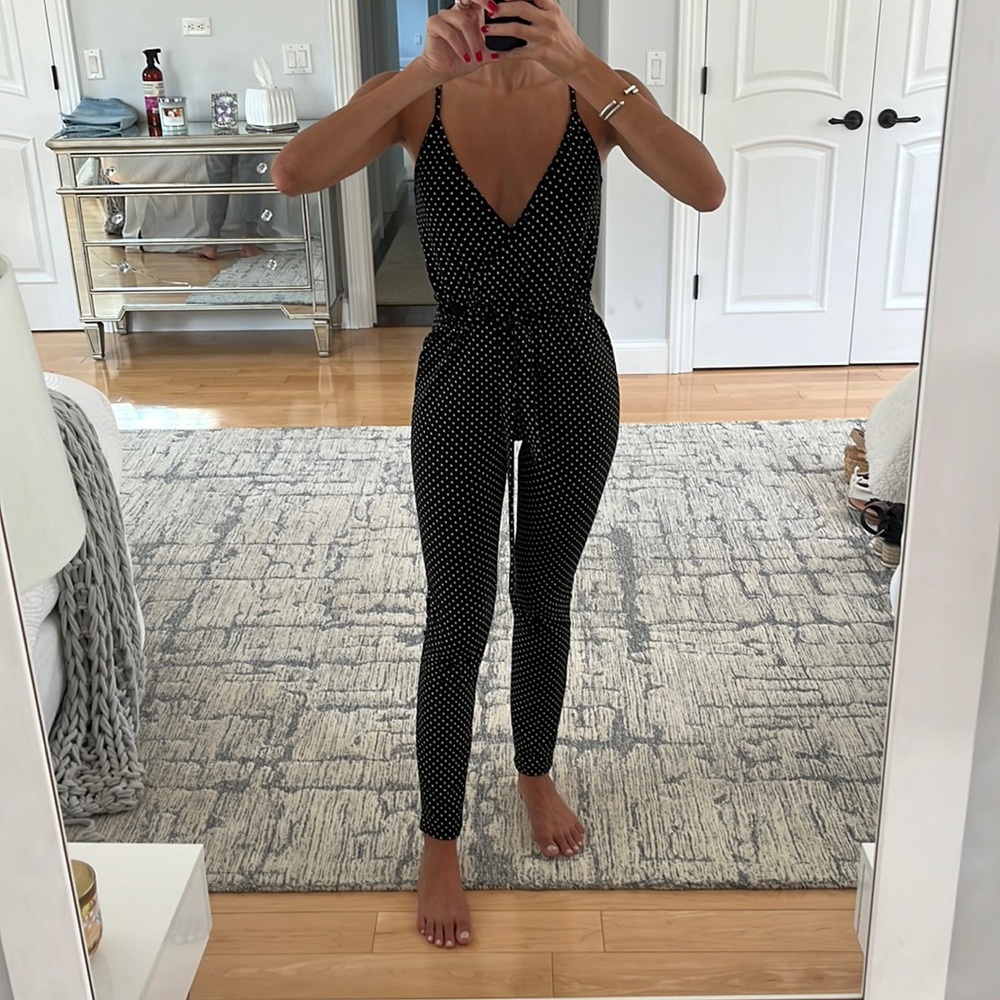 Polka dot jumpsuit
